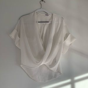 White cross blouse